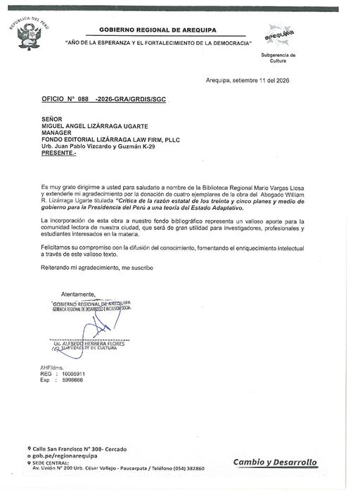 Regional Government of Arequipa